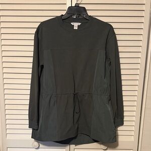 Athleta Olive Green Drawstring Pullover